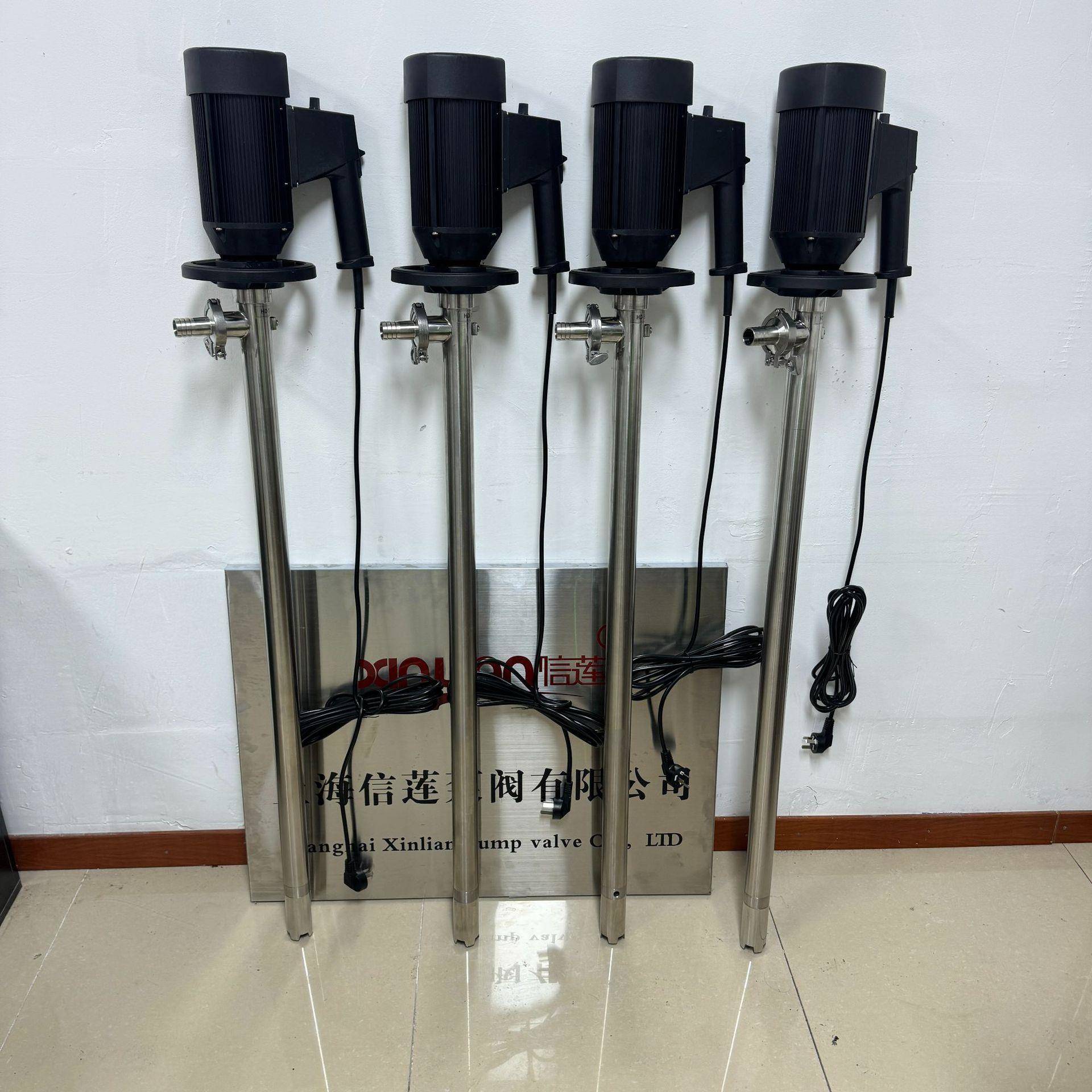 HPEC-V泵+SSUR-16L-700不锈钢插桶油桶泵N电动抽液泵手提泵图片