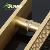 新中式 奢铝板雕酒AS071铝刻大拉手龙鳞纹店玻璃门轻高端大手家具