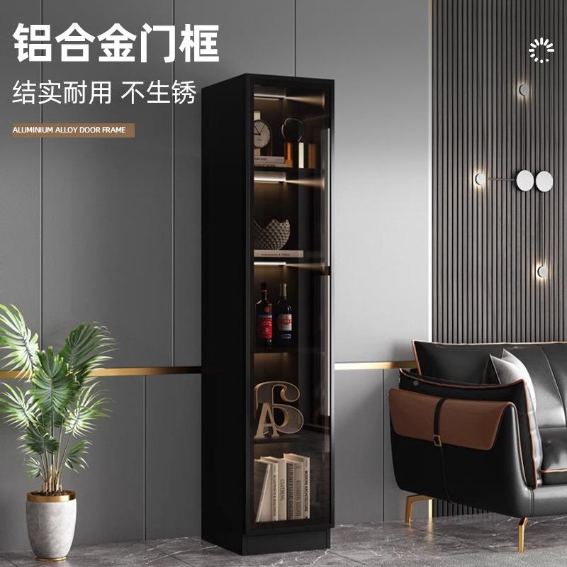 酒柜展柜家用GFF璃玻酒柜示客厅靠墙轻子奢置物柜2024新款储物柜