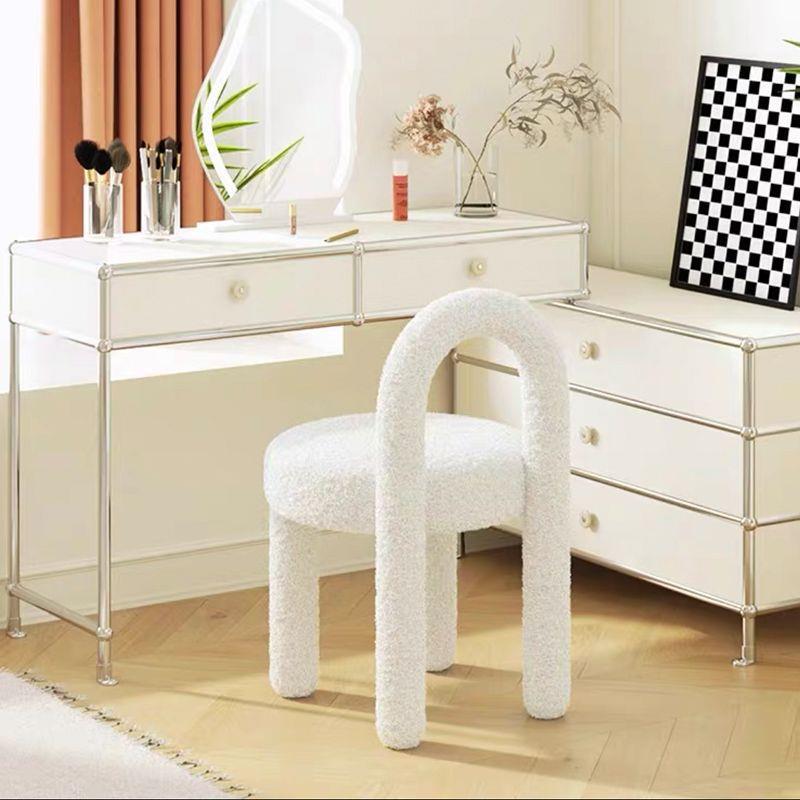 家用梳妆化妆椅卧室凳梳妆台子现代泰简约餐桌椅椅轻奢迪CBS绒椅