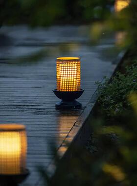 户外庭院灯日式防水别氛墅C1410花园小式院宿中露台阳民台景观围