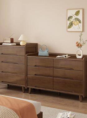 全实墙木柜卧大室斗柜收纳柜主卧床尾九64618斗客厅储物柜靠容量