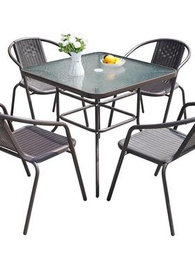 户外桌13103椅阳台茶桌布组合庭椅院桌椅休闲区布桌置花园子商场