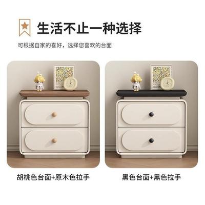 202世5款式奶油法风全实木KDR床物头纪大师设计柜卧室简约储柜