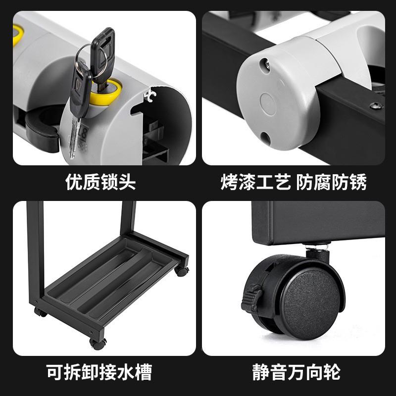 logo酒铁艺雨DDV伞架收纳商场店移带锁入动户家用雨伞架商用门口