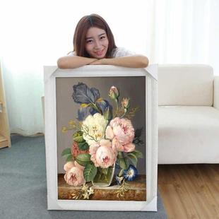 十字绣202卉2新款 线绣客厅小件约小幅室花简现代自己卧F956M59T绣