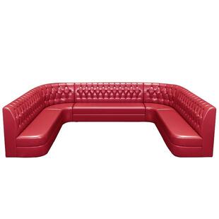 厂家定制轻奢ktv沙发酒吧夜总会包厢u型l发光卡座沙发清吧型茶几