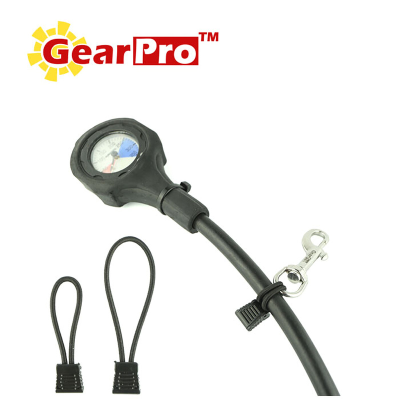 GearPro管线固定弹簧绳扣管喉单头扣固定夹固定单头钩&高低