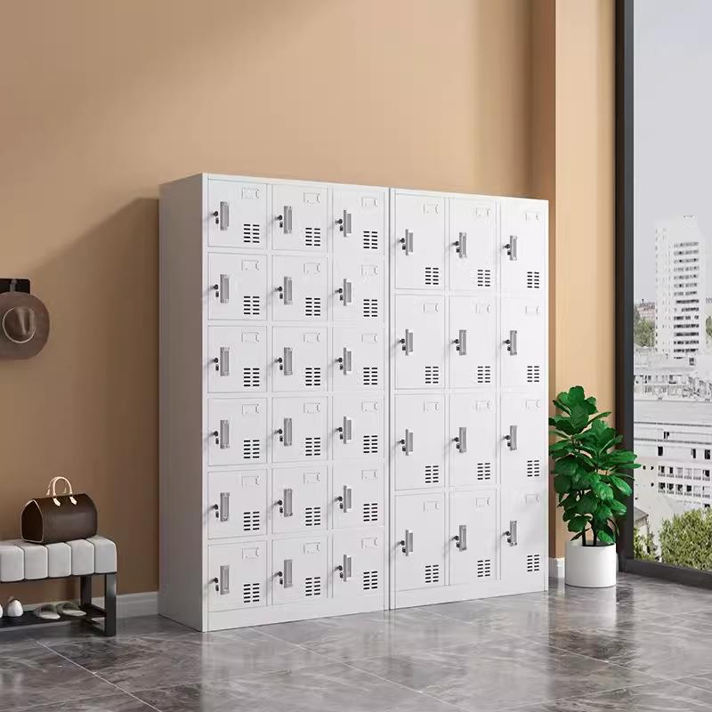 宿舍浴室更衣柜换衣柜员工储物柜多门车间工厂铁皮碗柜存包柜鞋柜