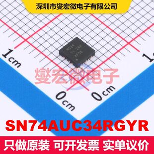 SN74AUC34RGYR VQFN-14-EP(3.5x3.5) 缓冲器/驱动器/接收器/收