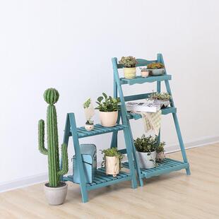 花架实台木植物架蜘蛛物盆植65952栽花架客厅室盆内阳落地式储物