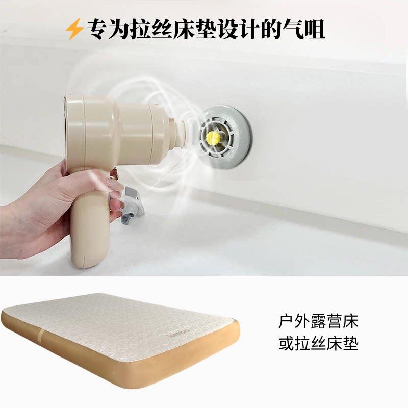 拉床垫用打池气机丝皮划艇打气机揹专包船充抽两用DMW锂电充电泵