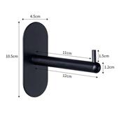 YUPIN不钢生纸卷筒卫生纸架化妆卫锈室巾架创意阳台晾纸衣架收纳