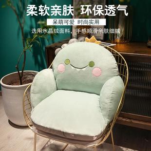 加热坐屁垫锦艾办公室坐久护体腰靠垫椅子腰垫椅垫靠背一电热股垫