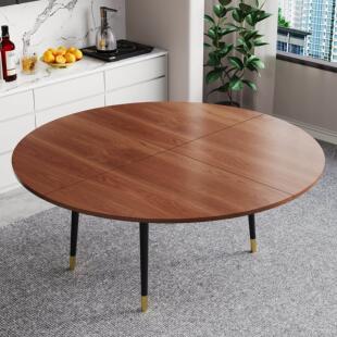 可B-32叠圆桌面加板盘家用20人大桌转子实木饭餐桌1折0人四折单独