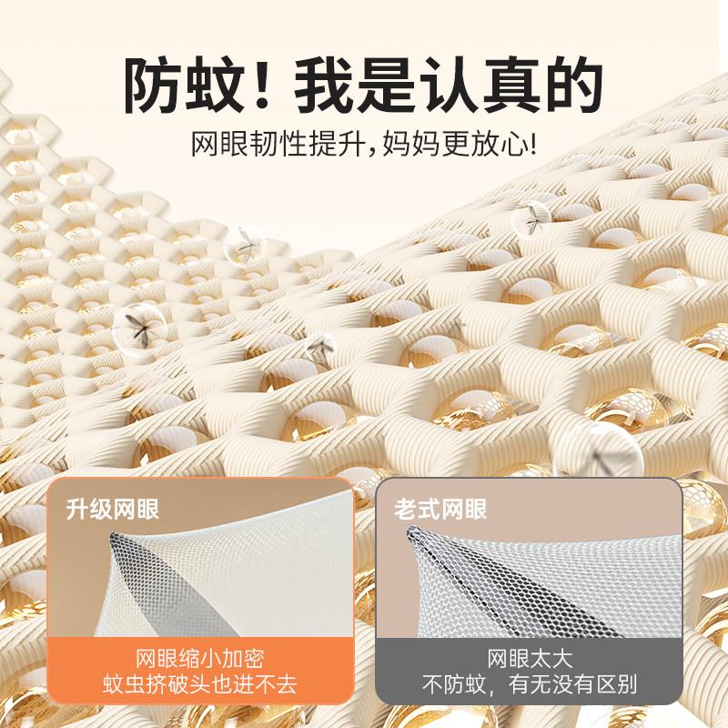 儿童抗菌防掉摔蚊帐205新款蒙20240328古包家用止卧室免安装婴儿