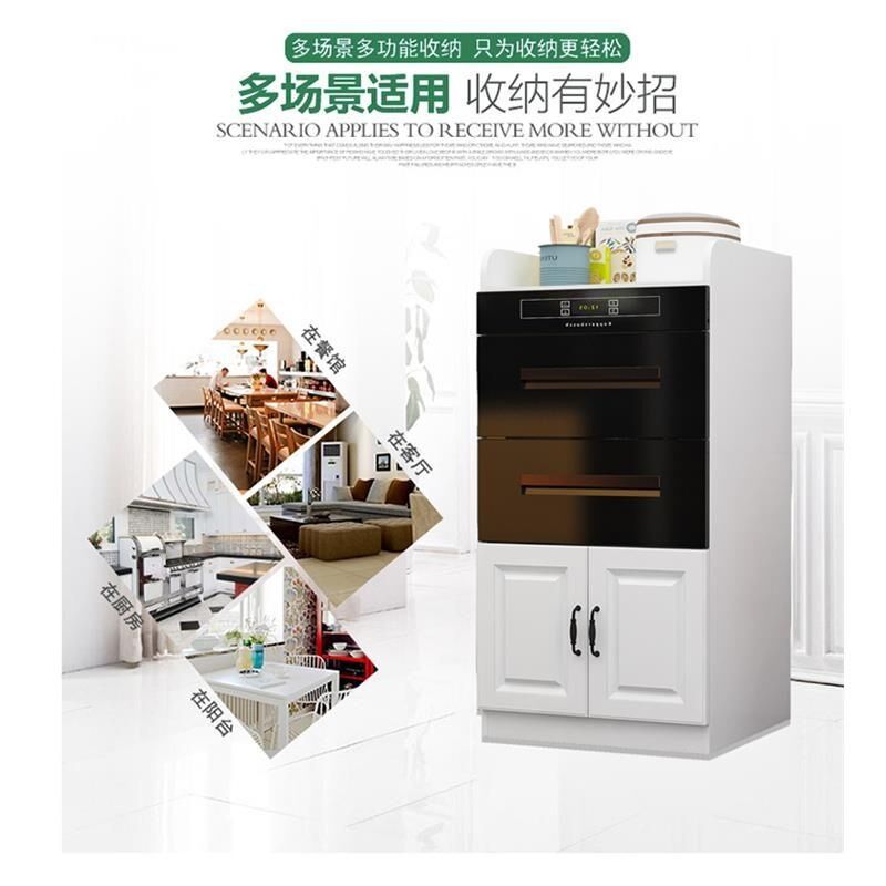 速发柜房台面嵌入式消烤柜洗碗机蒸毒箱柜子落地置物架电器收纳橱