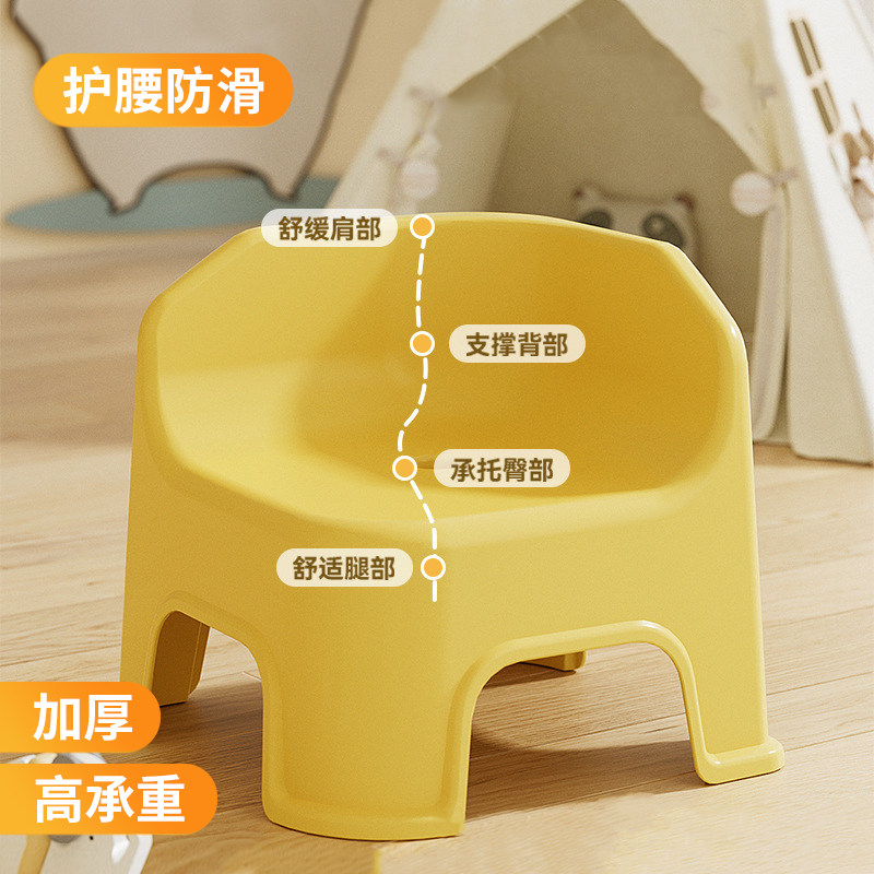速发宝儿小凳子婴宝儿童幼塑园椅子儿料靠背椅一两岁防摔防滑洗澡