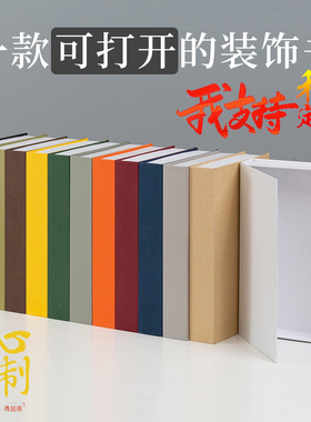 速发字色收吸磁纳盒假书可打开装饰摆件无纯简洁可可