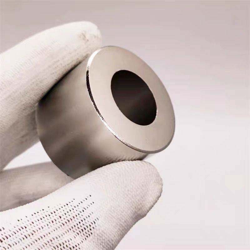 速发强力磁铁40X30-20mm强磁圆形带孔开孔磁力吸铁石磁环空心专用