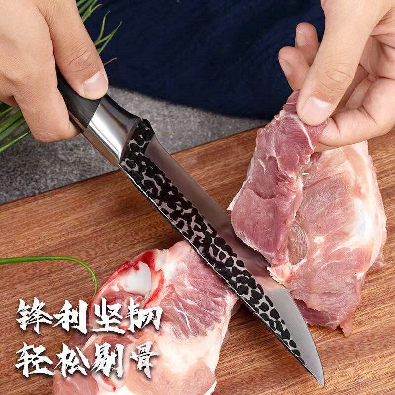 速发锋利江剔打刀锻骨菜用刀厨房家用专刀不锈钢剔骨刀杀猪刀
