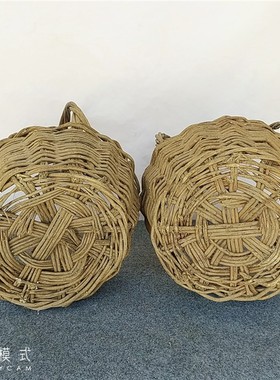 速发民俗老物件老篮品农村柳编工具摆旧货市场杂项收藏子复古装饰