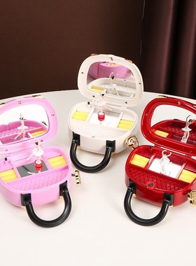 速发古典优雅花儿朵童音乐盒旋转跳盒小孩首饰八音舞生日礼物