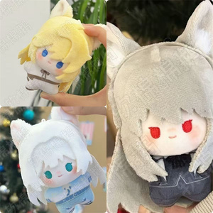 奇喵君故事猫白灵狐伊丝棉花娃娃