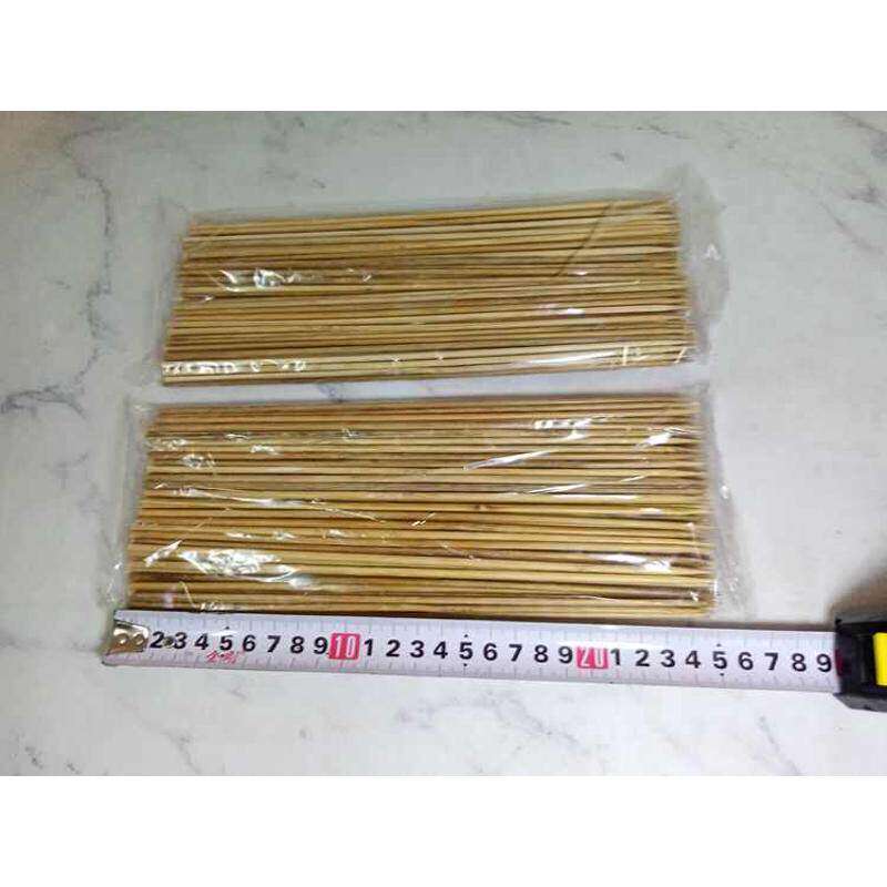 碳化黑签长25cmx3.0mm烧烤签鸡翅膀麻辣烫串串签1箱30小包1900支
