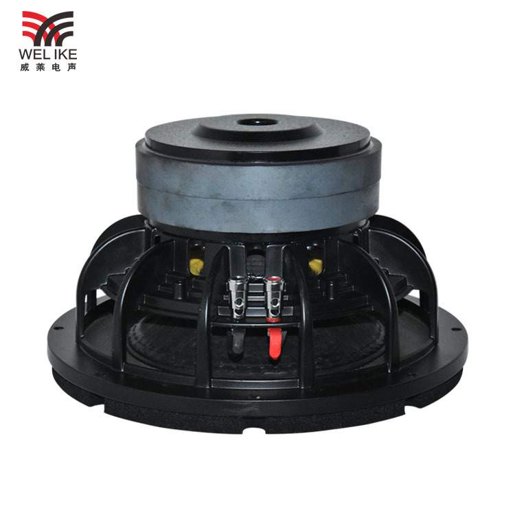 10寸铝架156磁双磁65芯双出线4+4欧汽车低音炮 car subwoofer