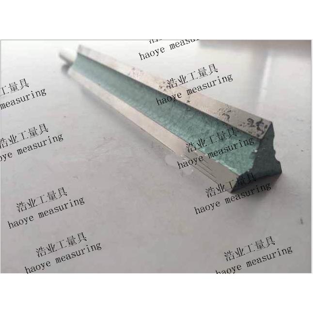 三棱尺0级精度100mm三棱检验平尺150三棱平尺200异形钢直尺