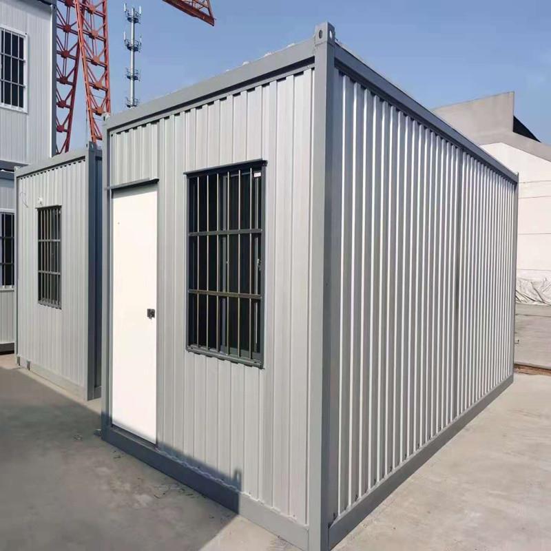 集装箱活动房工地办公值班室门禁箱大波纹方管箱移动住人箱式板房
