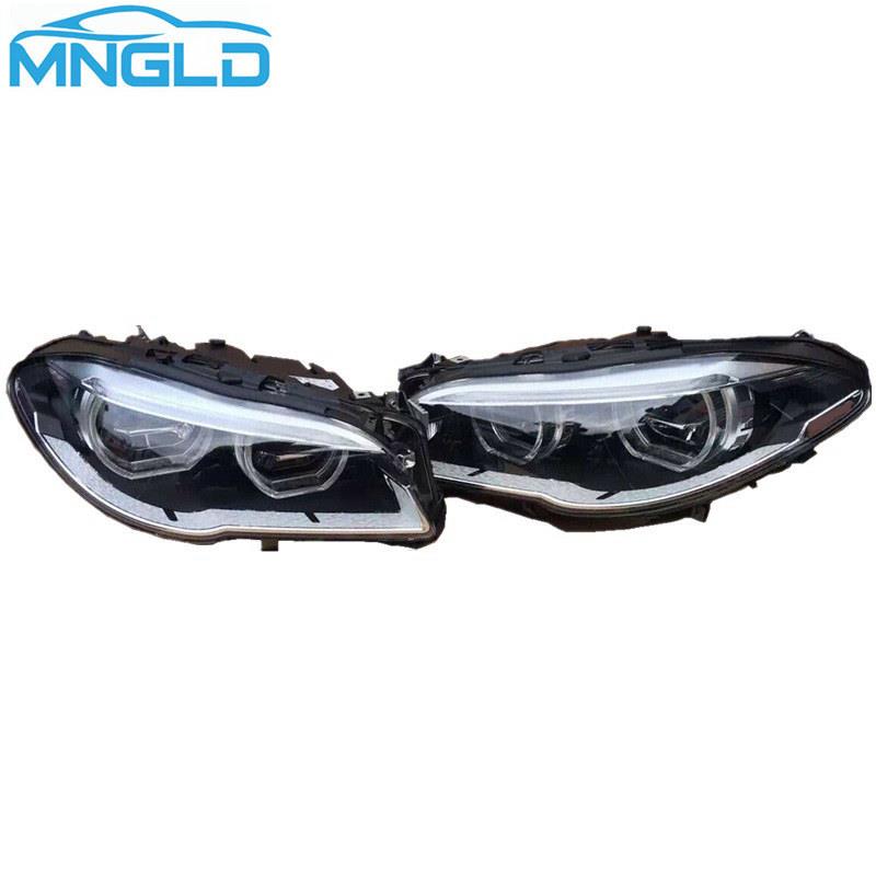 适用宝马F10F18全LED大灯升级改装520523528530535前大灯