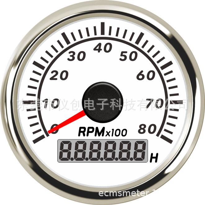 网销ECPC系列52MM指针转速表8KRPM1-300内速比可调