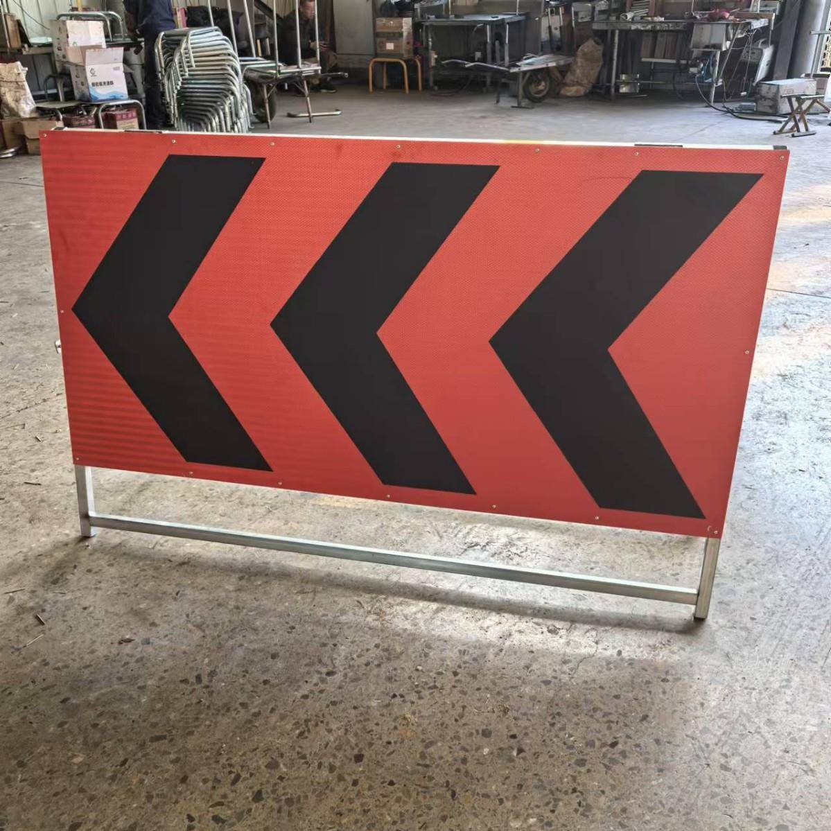 反光前方道路施工警示牌公路工地减速告示牌交通安全标志牌