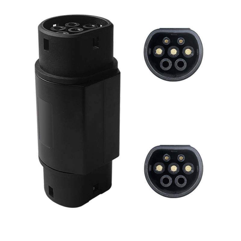 220V-250V Ac国转欧 Ev适配器Gbt至Type2适配器节能电源转换