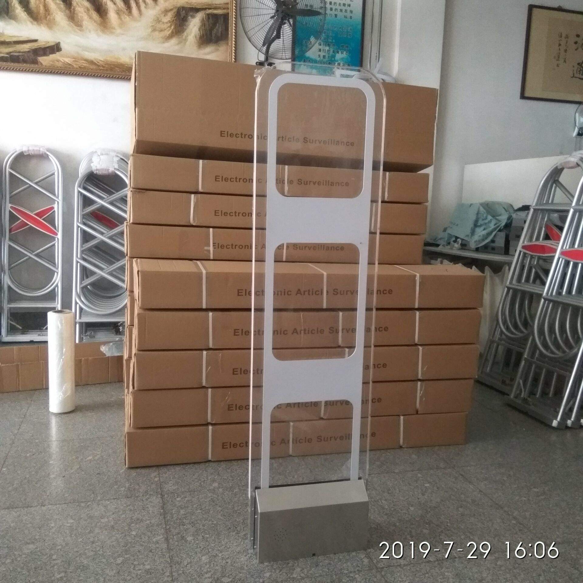 供应 高频RFID智能图书馆亚克力防盗门禁 防盗管理报警系统