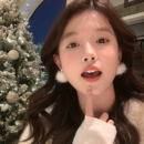 2025秋冬氛围感毛毛珍珠耳环法式 脸很圆 独特甜美耳环女生 我