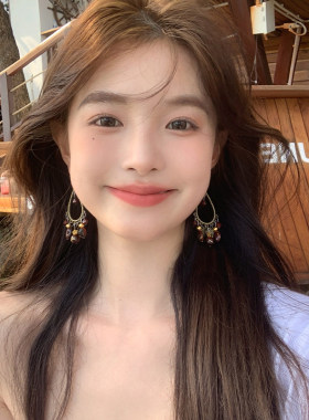 新中式复古流苏耳环女