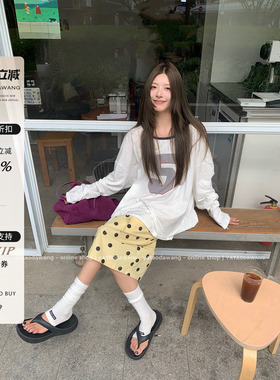 牙套大汪【白色地球】私服一礼拜7天都穿它同op*yy防晒设计长袖T