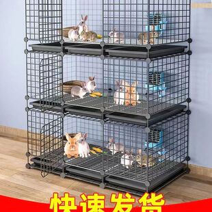 兔兔笼子家用大号兔笼三层室内超大自由空间养殖场养兔子室外兔舍