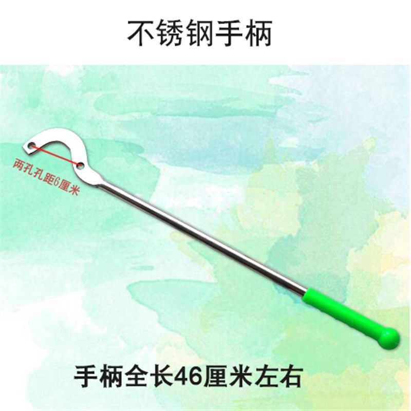 手动老式井水泵手摇水泵配件85款不锈钢压水井皮碗手柄抱箍禁水片