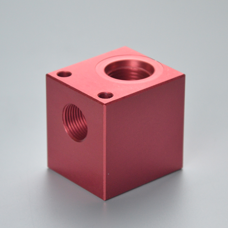 T4-1螺纹管式插装阀铝制2分3分油路块V2068 G1/4 G3/8 SV LF RV08