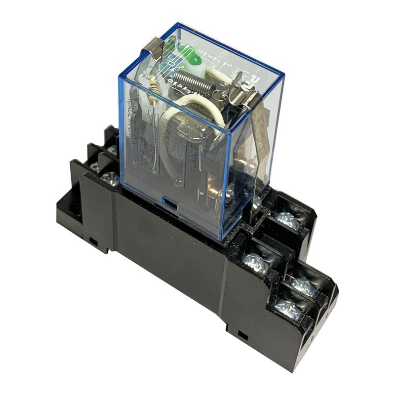 大8脚中间继电器380V AC220V 110V DC48V 36V 24V 12V 6V大脚10A