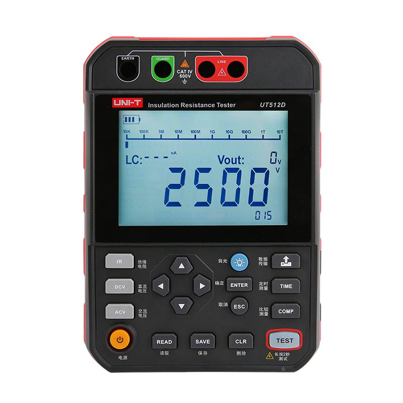 优利德UT512D绝缘电阻测试仪2.5KV高压绝缘电阻仪数字兆欧表