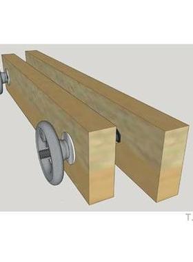 木工工具 夹具 桌面夹MOXON台钳榉木双板夹 WB8513 小鹿  堤旁树
