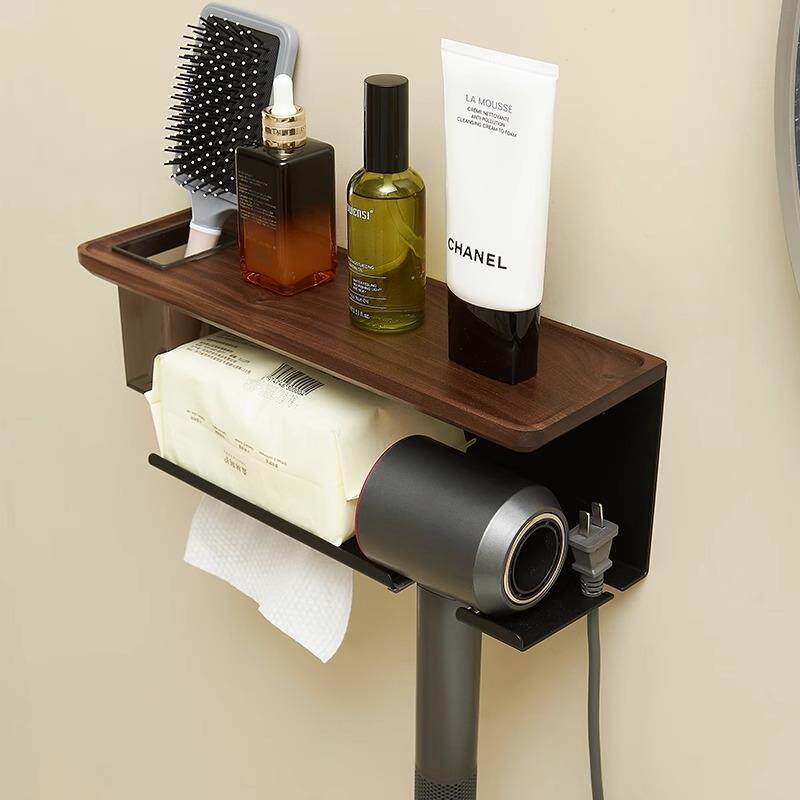 胡桃木卫生间纸巾盒厕所抽纸盒洗手间卫生纸置物架铝合金厕纸盒