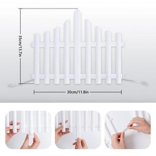 太阳能户外灯庭院家用护栏栅栏杆彩灯花园小院装饰布置围栏草坪灯