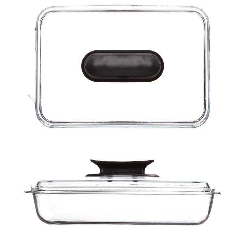 耐热玻璃鱼盘烤盘焗饭盘烤面包披萨微波炉烤箱专用马蹄糕蒸盘模具