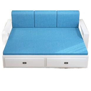 实木沙发床一体两用隐形床客厅小户型抽屉式折叠沙发床可伸缩储物